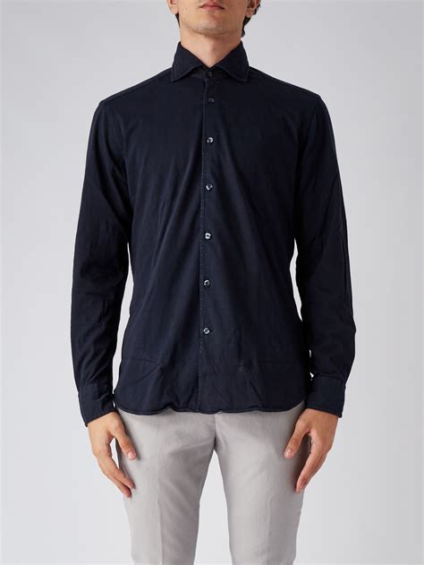 burberry prezzi camicie uomo|Camicia in cotone stretch (Navy) .